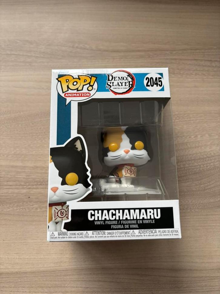 Funko Pop! Demon Slayer – Chachamaru #2045, Verzamelen, Poppetjes en Figuurtjes, Zo goed als nieuw, Ophalen of Verzenden