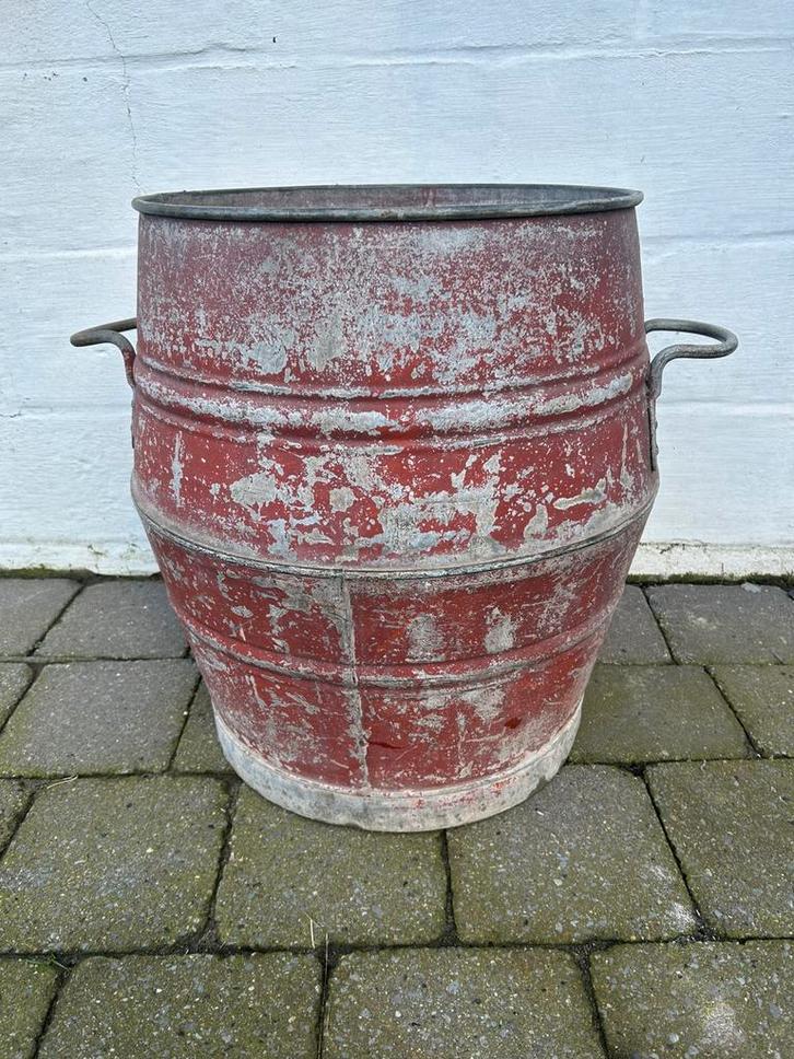 Verzinkte vaten, Tuin en Terras, Tuinwanddecoratie, Gebruikt, Ophalen