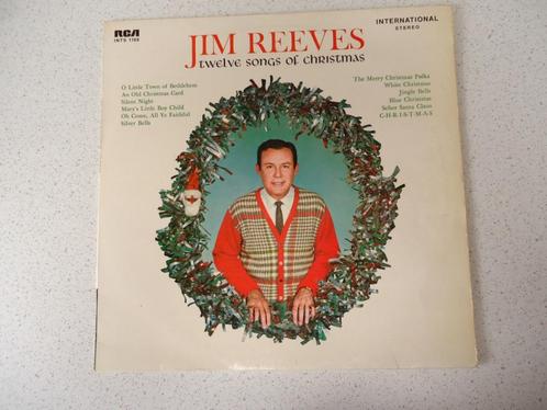 Kerst LP van "Jim Reeves" Twelve Songs Of Christmas anno 197, CD & DVD, Vinyles | Autres Vinyles, Utilisé, 12 pouces, Enlèvement ou Envoi
