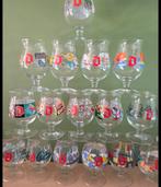 Duvel glazen USA 16 glazen reeks 1 en reeks 2, Verzamelen, Ophalen of Verzenden, Zo goed als nieuw, Duvel
