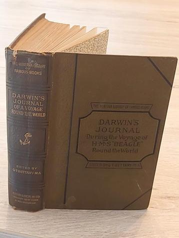 Charles Darwin, M.A., F.R.S. - Journal of Researches - 1889 beschikbaar voor biedingen