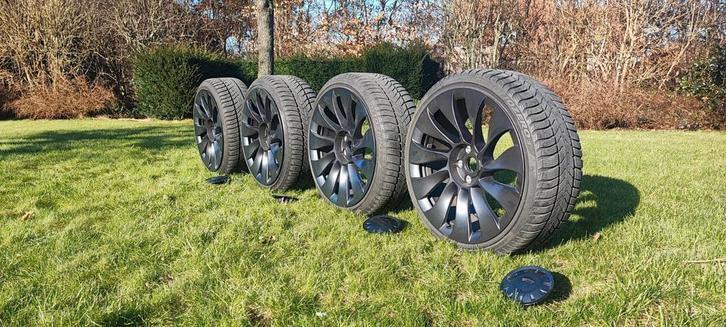 Uberturbine velgen Tesla ALS NIEUW 20", Auto-onderdelen, Banden en Velgen, Band(en), Nieuw, Ophalen