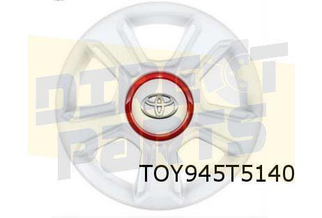 Toyota Aygo velg Aluminium 15'' 5-spaaks wit Origineel! PW45, Auto-onderdelen, Banden en Velgen, Band(en), 15 inch, Personenwagen