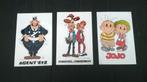 3 Stickers van Dupuis, Boeken, Stripverhalen, Gelezen, Ophalen of Verzenden, Meerdere stripboeken, Divers