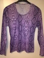 Paars zomerbloesje met slangenprint - Etam - maat 40, Kleding | Dames, T-shirts, Maat 38/40 (M), Paars, Ophalen of Verzenden, Zo goed als nieuw