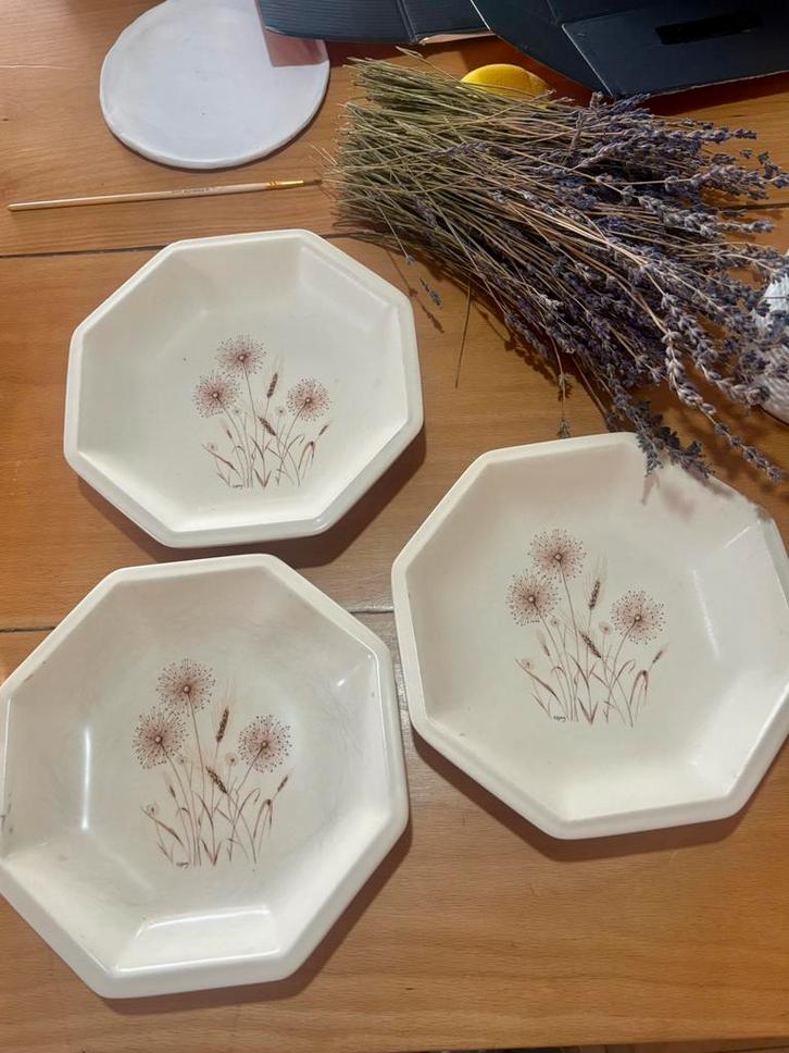 Assiettes creuses Tiffany, Maison & Meubles, Cuisine | Vaisselle, Utilisé, Assiettes(s), Enlèvement