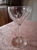 Kristal glas Val Saint lambert op voet, Ophalen of Verzenden, Zo goed als nieuw