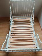 Kinder meegroei bed wit metaal, Kinderen en Baby's, Kinderkamer | Bedden, Ophalen, Zo goed als nieuw