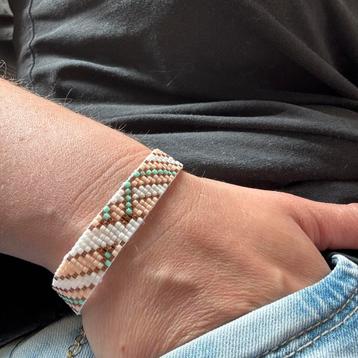  Miyuki meerkleurige parelarmband - fris en uniek  beschikbaar voor biedingen
