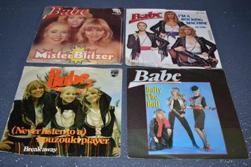 45t's : Babe, Baccarra, Guys'n'dolls, Luv beschikbaar voor biedingen