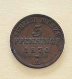 3 Pfenninge - Pruisen - 1870, Ophalen of Verzenden, Losse munt