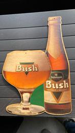 Vintage kartonnen hanger Bush bier, Verzamelen, Ophalen of Verzenden, Gebruikt