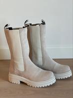 Beige suede enkellaarzen, Kleding | Dames, Verzenden, Beige, Lage of Enkellaarzen, Nieuw