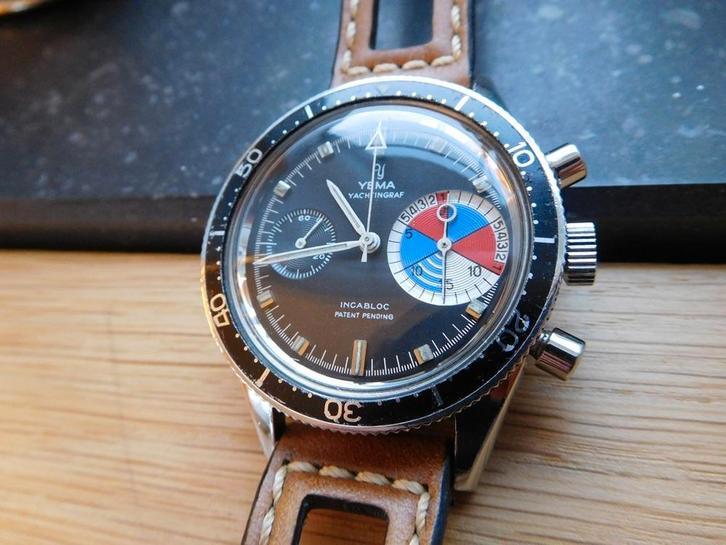 Yema Yachtingraf valjoux 7730, Bijoux, Sacs & Beauté, Montres | Anciennes | Antiquités, Enlèvement