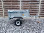 Aanhangwagen met afdekzeil/bache als nieuw, Ophalen, Zo goed als nieuw