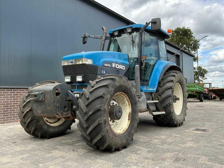 1995 Ford 8670 New Holland Vierwielaangedreven landbouwtract, Zakelijke goederen, Landbouw | Tractoren, Ford, Gebruikt