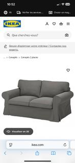 Grijze 2-zitsbank, Ophalen, Zo goed als nieuw, Tweepersoons