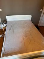 Auping elektrisch bed + matras wit, Huis en Inrichting, Slaapkamer | Bedden, Ophalen, Wit, 140 cm, Twijfelaar