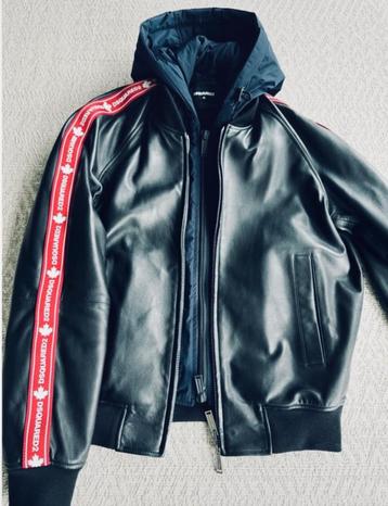 Lederen bomber van Dsquared2 beschikbaar voor biedingen