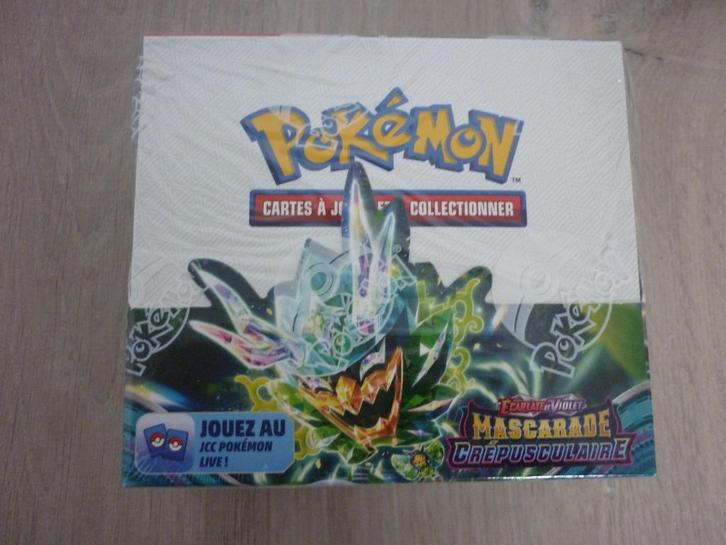 Pokémon - Display Mascarade Crépusculaire scellée FR, Hobby en Vrije tijd, Verzamelkaartspellen | Pokémon, Nieuw, Boosterbox, Ophalen of Verzenden