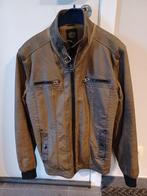 ALS NIEUW !!!  LEDEREN HERENJACK WARM GEVOERD MEDIUM, Ophalen of Verzenden, Zo goed als nieuw, Maat 48/50 (M), Bruin