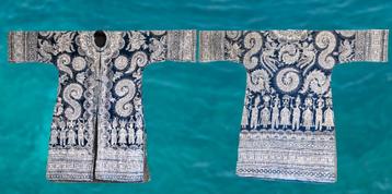 Ceremoniële Batik jas Hua Miao beschikbaar voor biedingen