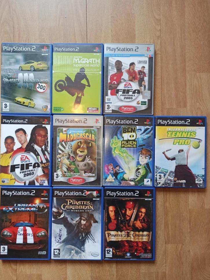 PS2 Lot 10 games: Pirates of the Caribbean, Madagascar, Games en Spelcomputers, Games | Sony PlayStation 2, Ophalen of Verzenden