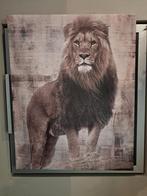 Illustration de lion sur toile tendue, Ophalen, Overige materialen, Minder dan 50 cm, Zo goed als nieuw