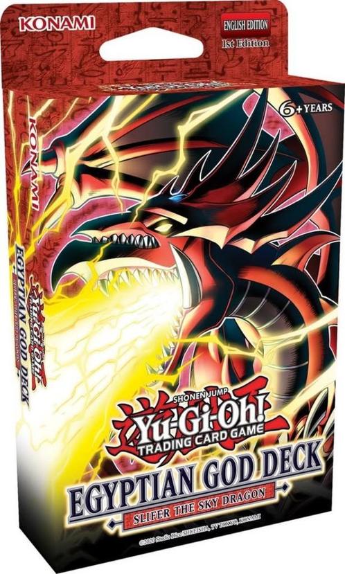 Yugioh Egyptian God Deck: Slifer The Sky Dragon 1st Edition, Hobby en Vrije tijd, Verzamelkaartspellen | Yu-gi-Oh!, Nieuw, Speeldeck