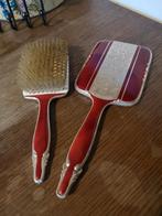 Vintage set borstel en spiegel, Ophalen of Verzenden