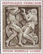 Timbre-poste France Antoine Bourdelle La Danse Année 1968, Enlèvement ou Envoi, Non oblitéré