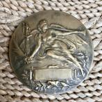 Medaille brons vrouw engel door Charles Samuel, Postzegels en Munten, Penningen en Medailles, Ophalen of Verzenden, Brons