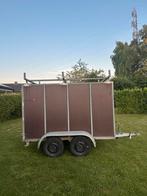 Gesloten aanhangwagen dubbelas 250 X 130CM, Auto diversen, Ophalen of Verzenden, Zo goed als nieuw