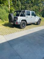 Jeep Wrangler Unlimited 2.8 CRD lichte vracht, Auto's, Jeep, Euro 5, Zwart, Leder, Particulier