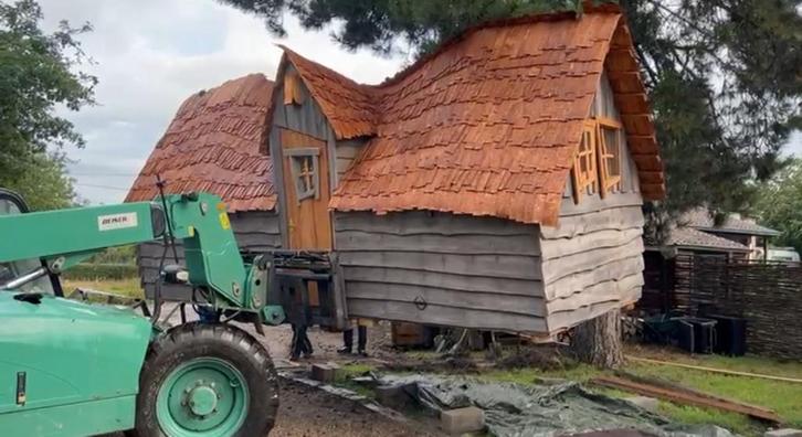 Vakantiehuis/tiny type jachthut, volledig ingericht, Caravans en Kamperen, Stacaravans, tot en met 2, Ophalen