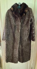 Fur jacket fur coat vraie, Ophalen of Verzenden, Zo goed als nieuw, Maat 46/48 (XL) of groter, Bruin