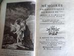 Livre Ancien: Mémoires Philosophiques du Baron *** de 1777, Antiquités & Art, Antiquités | Livres & Manuscrits, Enlèvement ou Envoi