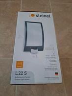 Buitenlamp met bewegingssensor - Grijs - Steinel L, Tuin en Terras, Ophalen of Verzenden, Bewegingssensor