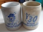 Wieze 2 stenen potten (zie foto}, Verzamelen, Biermerken, Ophalen of Verzenden, Gebruikt, Pul(len)