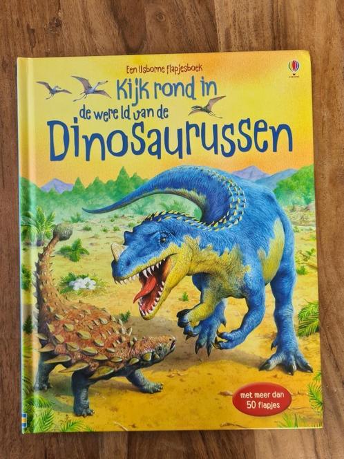 Kijk rond in de wereld van de dinosaurussen, Boeken, Kinderboeken | Kleuters, Zo goed als nieuw, Non-fictie, 5 of 6 jaar, Jongen of Meisje