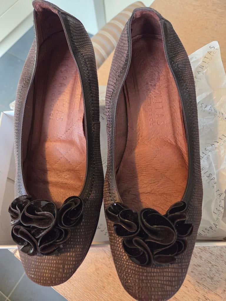 Chaussure compensée Hispanita en cuir marron pour femme, tai, Vêtements | Femmes, Chaussures, Enlèvement ou Envoi