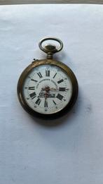 Zakhorloge antieke, Handtassen en Accessoires, Horloges | Antiek, Ophalen, Zilver, Zakhorloge