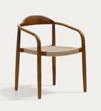 Stoel Kave Home Nina Indoor/Outdoor, Huis en Inrichting, Ophalen, Bruin, Hout, Zo goed als nieuw