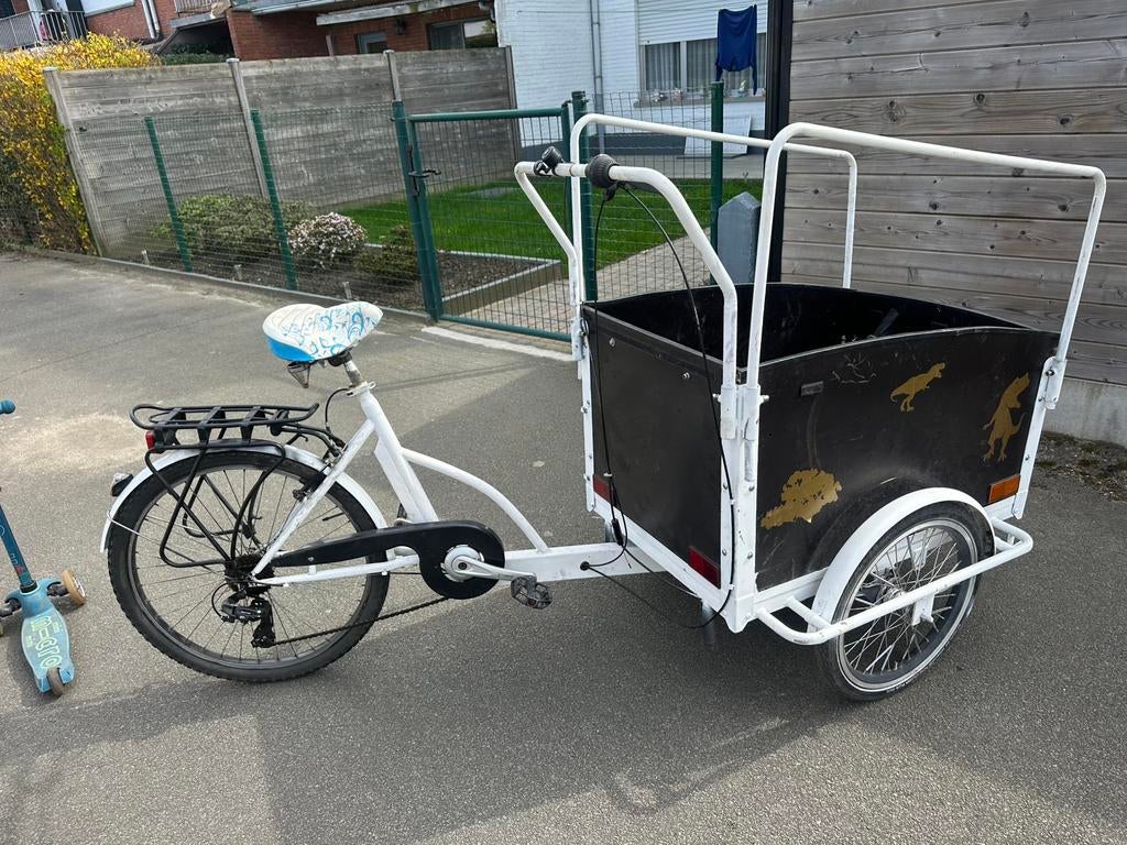 Bakfiets niet elektrisch 300€, Enlèvement ou Envoi, Comme neuf, Électrique