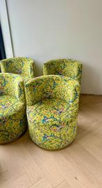 2x Design fauteuils – (Rousseau Lime stijl), Minder dan 75 cm, Rousseau Lime, Ophalen of Verzenden, Zo goed als nieuw