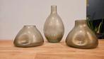 Trio van gouden vaasjes, Huis en Inrichting, Ophalen, Overige kleuren, Nieuw, Glas