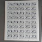 Volledig blad 40 Belgische postzegels, 1980 , 800 Frank, Frankeerzegel, Ophalen of Verzenden, Postfris, Postfris