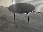 Ronde tafel keramiek zwart 120cm diameter, Huis en Inrichting, Ophalen