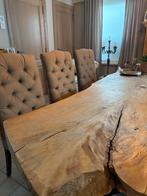 Landelijke stoelen, Huis en Inrichting, Ophalen, Gebruikt, Bruin, Stof