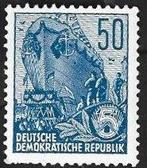 1 Postzegel DDR (Oost-Duitsland) Vijfjarenplan Zeeschip, Ophalen of Verzenden, DDR, Postfris